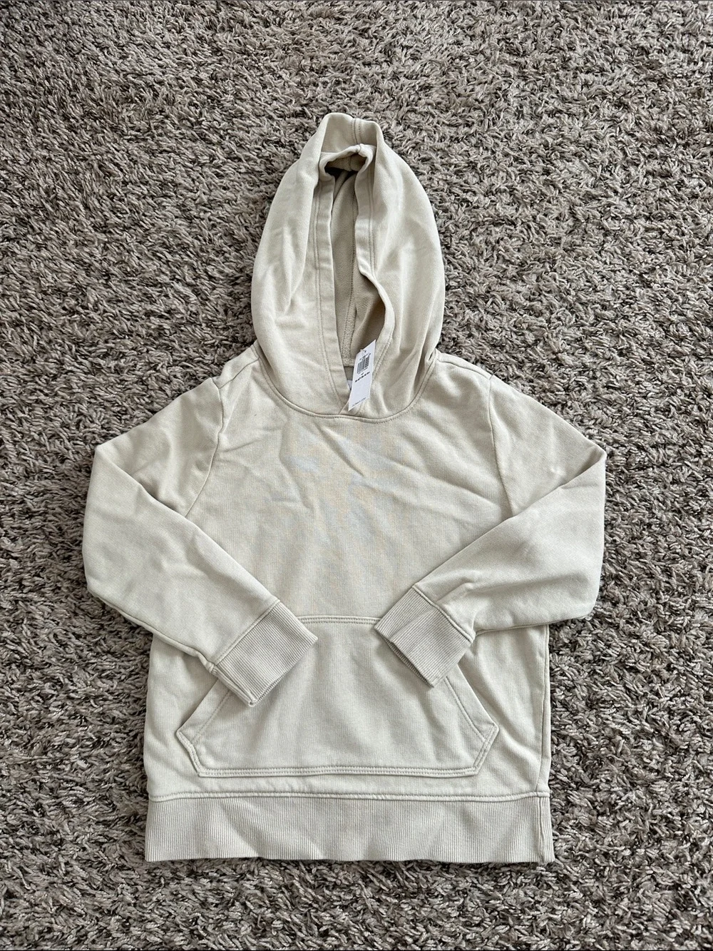 Old Navy Cream Hoodie Sweatshirt